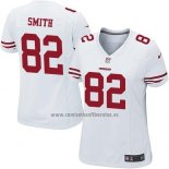 Camiseta NFL Game Mujer San Francisco 49ers Smith Blanco