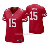 Camiseta NFL Game Mujer San Francisco 49ers Trent Taylor Rojo
