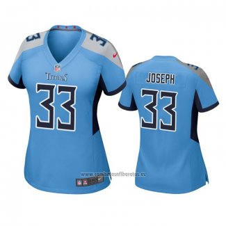 Camiseta NFL Game Mujer Tennessee Titans Johnathan Joseph Azul