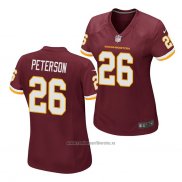 Camiseta NFL Game Mujer Washington Commanders Adrian Peterson Rojo