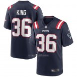 Camiseta NFL Game New England Patriots Brandon King Azul