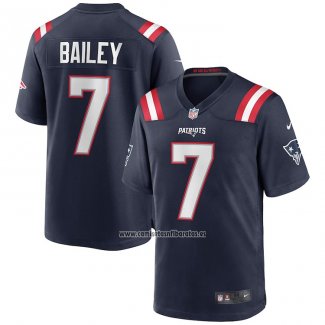 Camiseta NFL Game New England Patriots Jake Bailey Azul