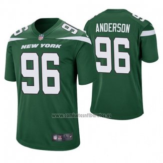 Camiseta NFL Game New York Jets Henry Anderson Verde 60 Aniversario