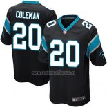 Camiseta NFL Game Nino Carolina Panthers Coleman Negro