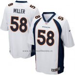 Camiseta NFL Game Nino Denver Broncos Miller Blanco