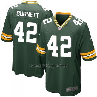 Camiseta NFL Game Nino Green Bay Packers Burnett Verde Militar