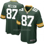 Camiseta NFL Game Nino Green Bay Packers Nelson Verde Militar