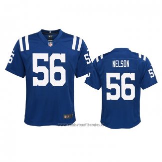 Camiseta NFL Game Nino Indianapolis Colts Quenton Nelson 2020 Azul