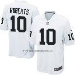 Camiseta NFL Game Nino Las Vegas Raiders Roberts Blanco