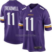 Camiseta NFL Game Nino Minnesota Vikings Treadwell Violeta