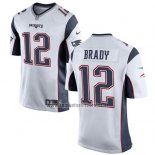 Camiseta NFL Game Nino New England Patriots Brady Blanco