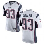 Camiseta NFL Game Nino New England Patriots Sheard Blanco