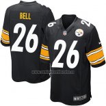 Camiseta NFL Game Nino Pittsburgh Steelers Bell Negro