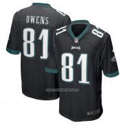 Camiseta NFL Game Philadelphia Eagle Terrell Owens Retired Negro