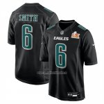 Camiseta NFL Game Philadelphia Eagles Devonta Smith Super Bowl LIX Negro