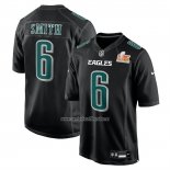 Camiseta NFL Game Philadelphia Eagles Devonta Smith Super Bowl LIX Negro