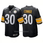 Camiseta NFL Game Pittsburgh Steelers 30 James Conner Negro