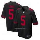 Camiseta NFL Game San Francisco 49ers Trey Lance Negro