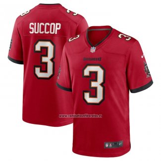 Camiseta NFL Game Tampa Bay Buccaneers Ryan Succop Rojo