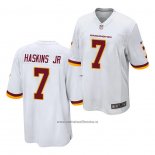 Camiseta NFL Game Washington Commanders Dwayne Haskins Jr. Blanco