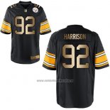 Camiseta NFL Gold Game Pittsburgh Steelers Harrison Negro