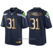 Camiseta NFL Gold Game Seattle Seahawks Chancellor Profundo Azul