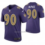Camiseta NFL Legend Baltimore Ravens Pernell Mcphee Violeta Color Rush
