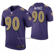 Camiseta NFL Legend Baltimore Ravens Pernell Mcphee Violeta Color Rush