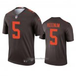 Camiseta NFL Legend Cleveland Browns Case Keenum Alterno Marron