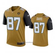 Camiseta NFL Legend Jacksonville Jaguars Tyler Davis Oro Color Rush