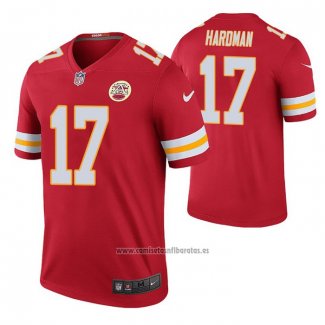 Camiseta NFL Legend Kansas City Chiefs Mecole Hardman Color Rush Rojo