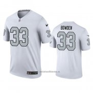 Camiseta NFL Legend Las Vegas Raiders Lynn Bowden Blanco Color Rush