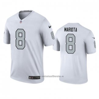 Camiseta NFL Legend Las Vegas Raiders Marcus Mariota Blanco Color Rush