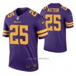 Camiseta NFL Legend Minnesota Vikings Alexander Mattison Color Rush Violeta