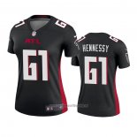 Camiseta NFL Legend Mujer Atlanta Falcons Matt Hennessy Negro