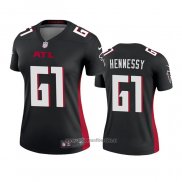 Camiseta NFL Legend Mujer Atlanta Falcons Matt Hennessy Negro