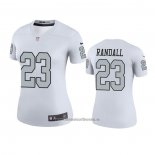 Camiseta NFL Legend Mujer Las Vegas Raiders Damarious Randall Blanco Color Rush