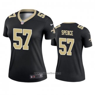 Camiseta NFL Legend Mujer New Orleans Saints Noah Spence Negro