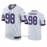 Camiseta NFL Legend New York Giants Austin Johnson Blanco Color Rush