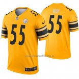 Camiseta NFL Legend Pittsburgh Steelers 55 Devin Bush Inverted Oro