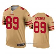 Camiseta NFL Legend San Francisco 49ers Charlie Woerner Inverted Oro