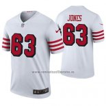 Camiseta NFL Legend San Francisco 49ers Chris Jones Blanco Color Rush