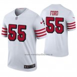 Camiseta NFL Legend San Francisco 49ers Dee Ford Blanco Color Rush