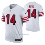 Camiseta NFL Legend San Francisco 49ers Jalen Hurd Color Rush Blanco