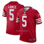 Camiseta NFL Legend San Francisco 49ers Trey Lance Rojo2
