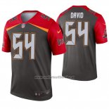Camiseta NFL Legend Tampa Bay Buccaneers 54 Lavonte David Inverted Gris