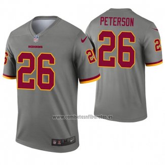 Camiseta NFL Legend Washington Commanders 26 Adrian Peterson Inverted Gris