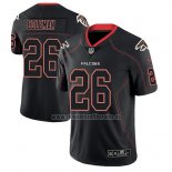 Camiseta NFL Limited Atlanta Falcons Tevin Coleman Negro Color Rush 2018 Lights Out
