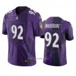 Camiseta NFL Limited Baltimore Ravens Justin Madubuike Ciudad Edition Violeta