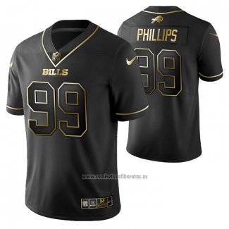 Camiseta NFL Limited Buffalo Bills Harrison Phillips Golden Edition Negro